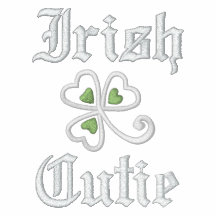 Ropa bordada Cutie del irlandés