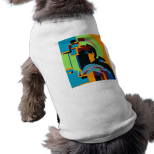 Ropa colorida del mascota ropa de perros
