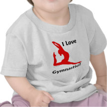Ropa de la gimnasia camiseta