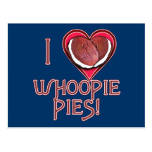Ropa del amor de la empanada de Whoopie, delantale Tarjeta Postal