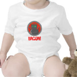Ropa del bebé del robot del tocino camisetas