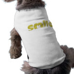 Ropa del mascota de la sonrisa ropa de perro