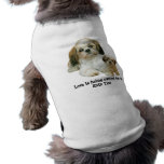 Ropa del mascota de los compinches de Shih Tzu Ropa Para Mascota