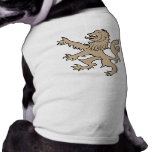 Ropa del mascota del escudo del león ropa de perro