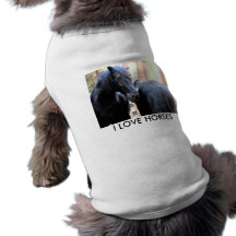 Ropa del mascota del perro del caballo camiseta de perrito