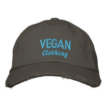 Ropa del VEGANO apenada Gorra De Béisbol Bordada