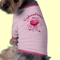 Ropa incondicional del perro del amor ropa para mascotas