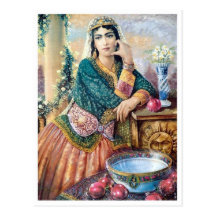 Ropa iraní tradicional postales