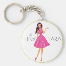 Ropa minúscula de la tiara llavero personalizado