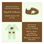Ropa verde del bebé anuncios personalizados