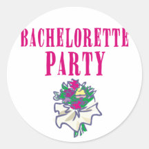 Ropa y regalos del fiesta de Bachelorette Pegatinas