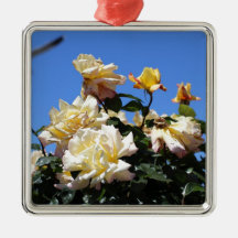 Rosa amarillo ornamentos de reyes magos