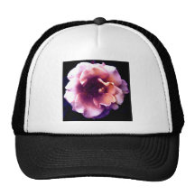 rosa blanco gorra