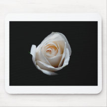 Rosa blanco tapetes de ratones