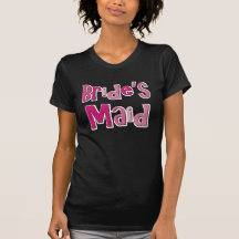 Rosa Brown de la criada de las novias Camisetas