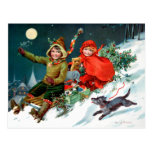 Rosa C. Petherick: El hacer compras del navidad Tarjetas Postales