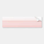 Rosa caliente. Diseño elegante simple Etiqueta De Parachoque