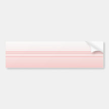 Rosa caliente. Diseño elegante simple Etiqueta De Parachoque