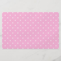 Rosa con las pequeñas estrellas blancas tarjetas publicitarias