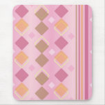 Rosa cuadrado Mousepad2 del modelo
