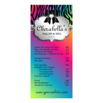 Rosa de arco iris del arco de la joyería de la tar tarjetas publicitarias