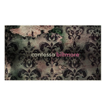 Rosa de fascinación el | MatteCreamCard de la CROM Tarjeta De Negocio
