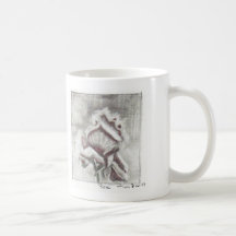 Rosa de invierno taza de café
