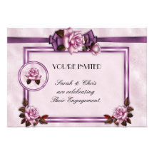 Rosa de la antigüedad de la invitación de los comp