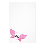 Rosa de la hada del cráneo papeleria personalizada