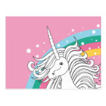 ROSA DE LA POSTAL DEL UNICORNIO