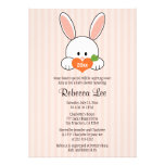 Rosa de las invitaciones de la fiesta de bienvenid invitacion personalizada