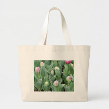 Rosa de los tulipanes del bebé bolsas