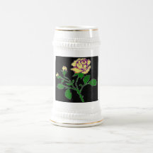 Rosa de té negro taza