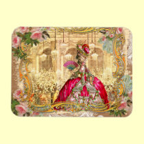Rosa de Versaille del fiesta de Marie Antonieta imanes