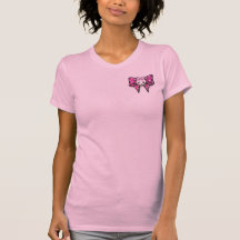 Rosa del arco y del cráneo en la camiseta para muj