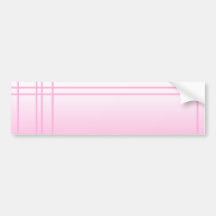 Rosa del bonito. Diseño elegante simple Pegatina De Parachoque