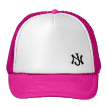 Rosa del camionero de New Jersey Gorra