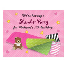 Rosa del fiesta del Sleepover Comunicado