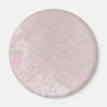 Rosa en colores pastel subió y flores imán para frigorifico