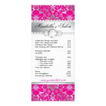 Rosa floral del damasco de la tarjeta del estante  lona personalizada