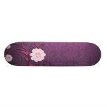 rosa floral purple.ai del arte abstracto del damas patines 