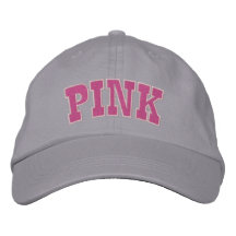 Rosa Gorra Bordada