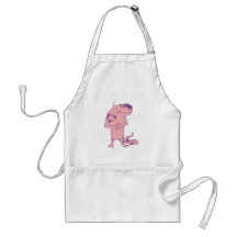 rosa Monster pink Schürze