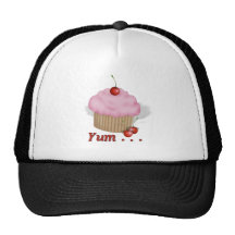 ¡Rosa mullido Yum! Gorro De Camionero