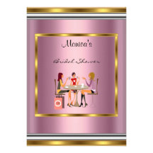 Rosa nupcial de la invitación del capítulo del oro