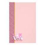 Rosa para una curación papelería personalizada