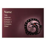 Rosa rojo negro púrpura AMETHYST del DRAGÓN de la  Plantillas De Tarjetas De Visita