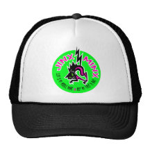 Rosa y verde de la MOZA DESCARADA del JINX Gorros
