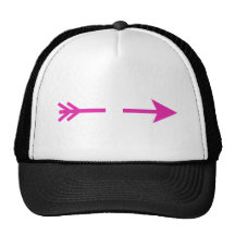 Rosado de la flecha roto los regalos de Zazzle del Gorro