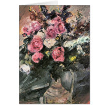Rosas 1 de Lovis Corinto Tarjeton